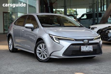 Silver 2024 Toyota Corolla Hatchback Ascent Sport Hybrid