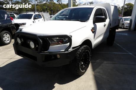 White 2020 Ford Ranger Super Cab Chassis Xl 3.2 (4X4)