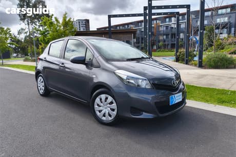Grey 2012 Toyota Yaris Hatchback Yrs