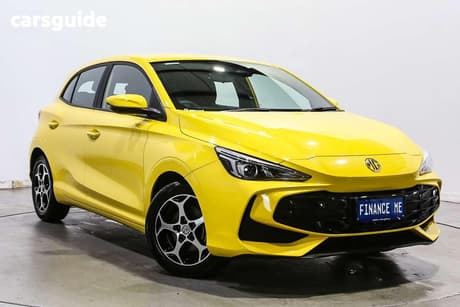 Yellow 2024 MG MG3 Hatchback Excite