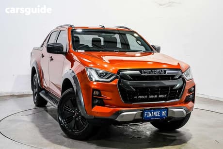 Orange 2022 Isuzu D-MAX Crew Cab Utility X-Terrain (4X4)