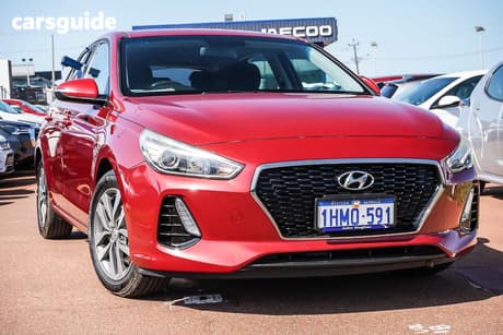 Red 2019 Hyundai I30 Hatchback Active