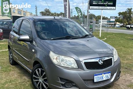 Grey 2010 Holden Barina Hatchback