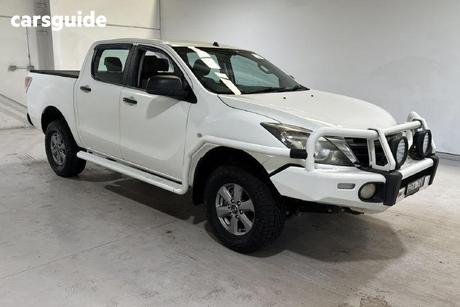 White 2018 Mazda BT-50 Dual Cab Utility Xt (4X4) (5Yr)