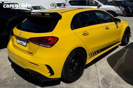 Yellow 2019 Mercedes-Benz A45 Hatchback S 4Matic