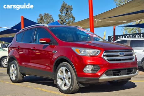 Red 2017 Ford Escape Wagon Trend (Awd)