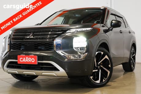 Grey 2024 Mitsubishi Outlander Wagon Exceed 7 Seat (Awd)