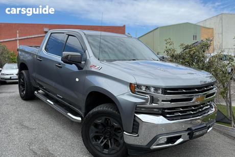 Grey 2020 Chevrolet Silverado Crew Cab Utility 1500 Ltz Premium Edition