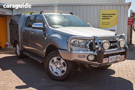 Silver 2015 Ford Ranger Dual Cab Utility Xlt 3.2 (4X4)