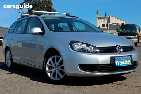 Silver 2012 Volkswagen Golf Wagon 90 Tsi Trendline