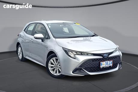 Silver 2023 Toyota Corolla Hatchback Ascent Sport