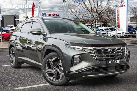 Green 2022 Hyundai Tucson Wagon Highlander (Awd)