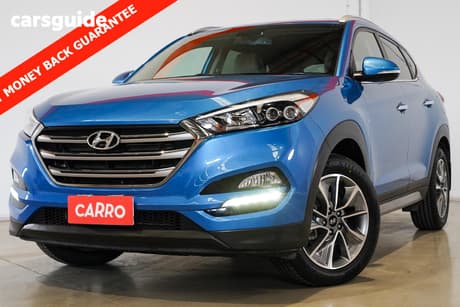 Blue 2017 Hyundai Tucson Wagon Elite (Fwd)