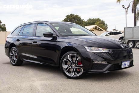 Black 2023 Skoda Octavia Wagon Rs 180Tsi
