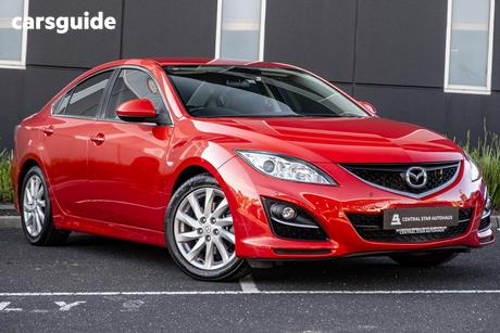 Red 2011 Mazda 6 Sedan Touring