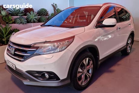 White 2013 Honda CR-V Wagon Vti-L (4X4)