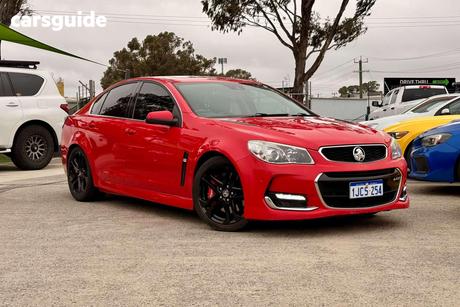 Red 2016 Holden Commodore Sedan Ss-V Redline