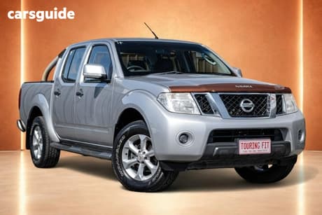 Silver 2012 Nissan Navara Dual Cab Pick-up St (4X4)