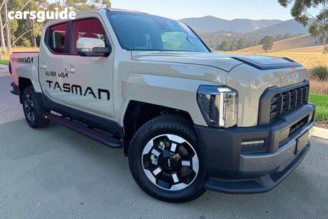 Beige 2025 Kia Tasman Double Cab Pick Up Sx+ (4X4) (Std) Black Fender