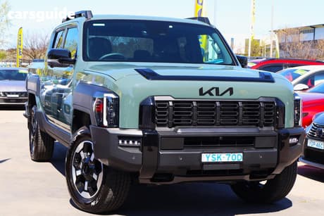 Green 2025 Kia Tasman Double Cab Pick Up X-Line (4X4) (0.9T) Bdy Fender