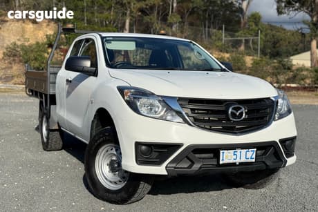 White 2018 Mazda BT-50 Cab Chassis Xt (4X2)
