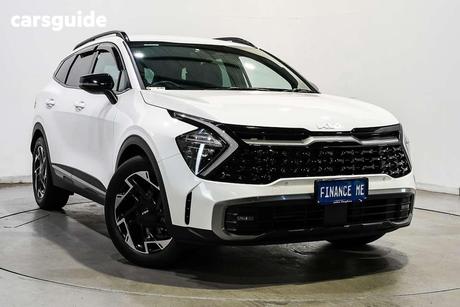 White 2025 Kia Sportage Wagon Sx+ (Awd)