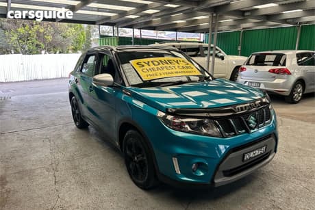 Blue 2017 Suzuki Vitara Wagon S Turbo (Fwd)