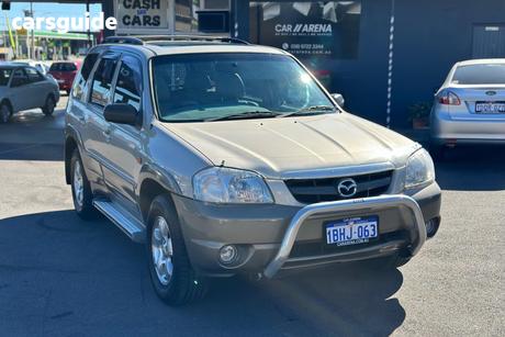 Silver 2002 Mazda Tribute Wagon Luxury