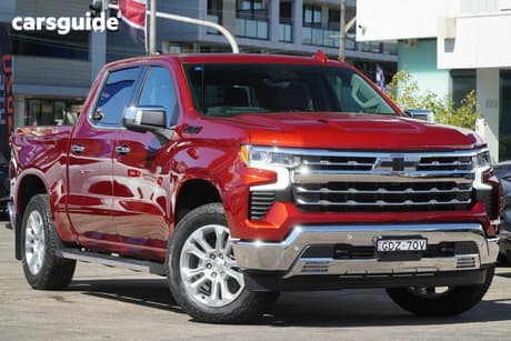Red 2026 Chevrolet Silverado Crew Cab Pickup 1500 Ltz Premium