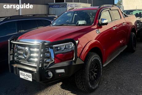 Red 2022 GWM UTE Dual Cab Utility Cannon-X (4X4)