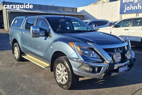 Blue 2015 Mazda BT-50 Dual Cab Utility Gt (4X4)