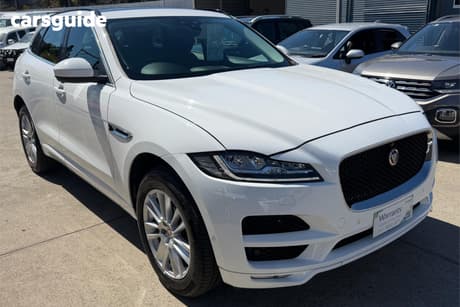 White 2019 Jaguar F-Pace Wagon 25D Portfolio Awd (177Kw)