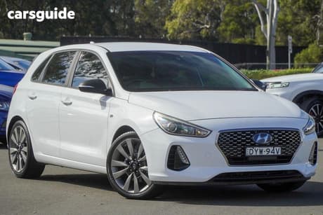 White 2018 Hyundai I30 Hatchback Sr