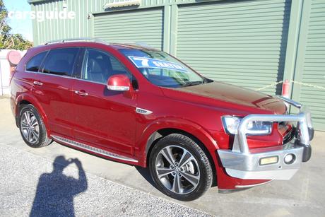Burgundy 2018 Holden Captiva Wagon 7 Ltz (Awd)