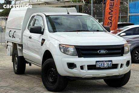 White 2013 Ford Ranger Crew Cab Pickup Xl 2.2 Hi-Rider (4X2)