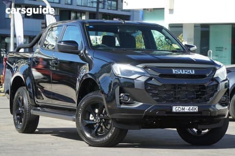 Black 2026 Isuzu D-MAX Crew Cab Utility X-Rider (4X4)
