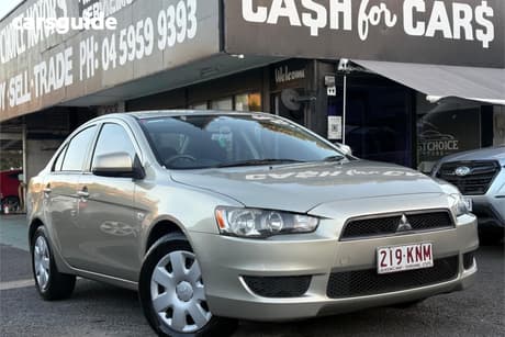 Gold 2007 Mitsubishi Lancer Sedan Es