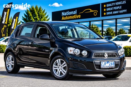 Black 2012 Holden Barina Hatchback