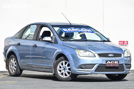 Blue 2008 Ford Focus Sedan Cl