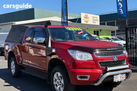 Red 2013 Holden Colorado Space Cab Pickup Ltz (4X4)