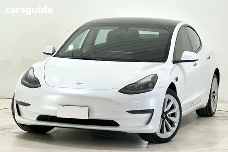 White 2022 Tesla Model 3 Sedan Long Range