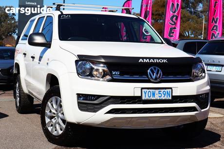 White 2021 Volkswagen Amarok Dual Cab Utility Tdi550 V6 Core 4Motion