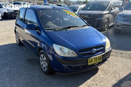 Blue 2006 Hyundai Getz Hatch 1.6 TB UPGRADE
