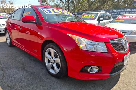 Red 2012 Holden Cruze Sedan Sri