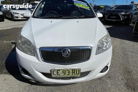 White 2009 Holden Barina Hatch TK MY10