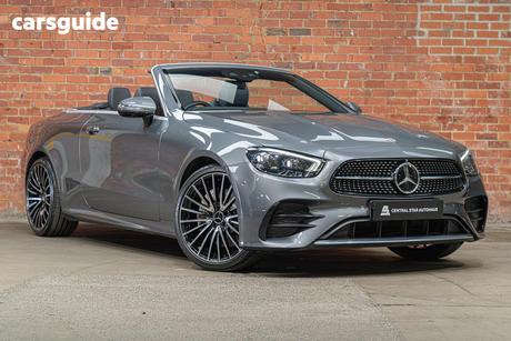 Grey 2021 Mercedes-Benz E300 Cabriolet