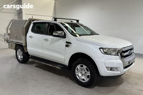 White 2018 Ford Ranger Crew Cab Pickup Xlt 3.2 Hi-Rider (4X2)