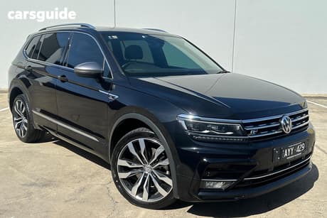 Black 2018 Volkswagen Tiguan Wagon Allspace 162 Tsi Highline