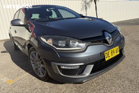 Blue 2015 Renault Megane Hatchback Gt-Line