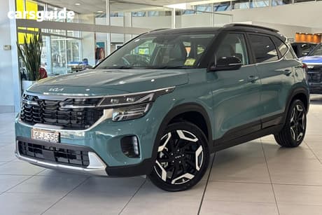 Blue 2025 Kia Seltos Wagon Gt-Line (Awd) (Two-Tone)